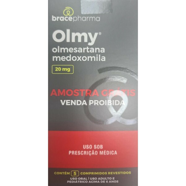 Olmy - Olmesartana Medoxomila 20mg - 5 Cápsulas